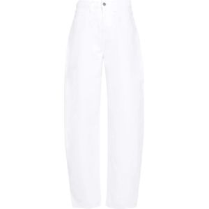 3X1, Dames, Jeans, Wit, Maat: W25 Katoen,