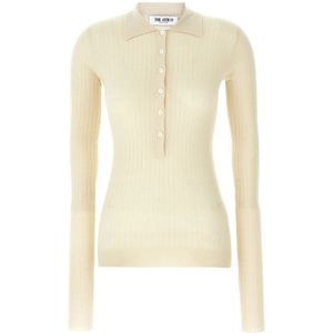 The Attico, Dames, Truien, Wit, Maat: XS Zijde,