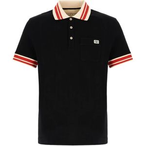 Valentino Garavani, Heren, Tops, Zwart, Maat: S Katoen,