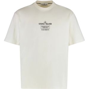 Stone Island, Heren, Tops, Beige, Maat: L Katoen,