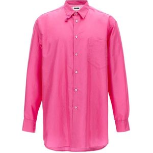 Magliano, Heren, Overhemden, Roze, Maat: S Nylon,