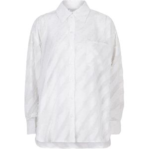 Dante 6, Dames, Blouses & Shirts, Wit, Maat: XS Denim,