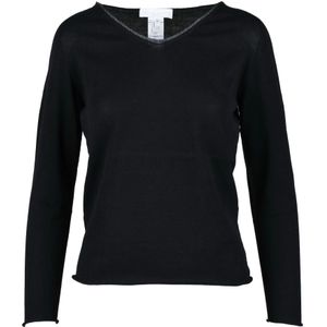 Fabiana Filippi, Dames, Truien, Blauw, Maat: XL Katoen,