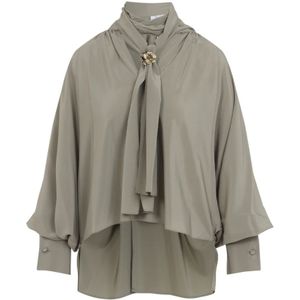 Max Mara, Dames, Blouses & Shirts, Groen, Maat: 3XS