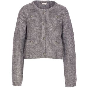 Liu Jo, Dames, Truien, Grijs, Maat: M