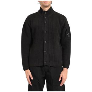 C.p. Company, Heren, Truien, Zwart, Maat: L Katoen,