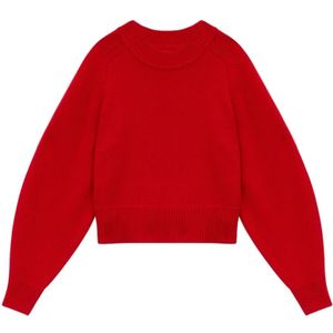 Isabel Marant, Dames, Truien, Rood, Maat: XS Wol,