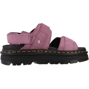 Dr. Martens - Zebzag - Suède Sandalen - Paars