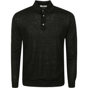 Filippo De Laurentiis, Heren, Tops, Zwart, Maat: 2XL Katoen,