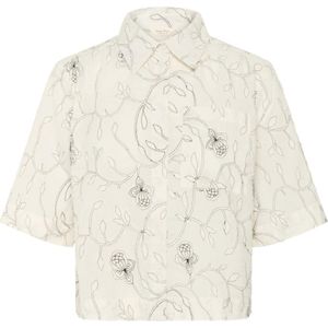 Part Two, Dames, Blouses & Shirts, Wit, Maat: S Katoen,