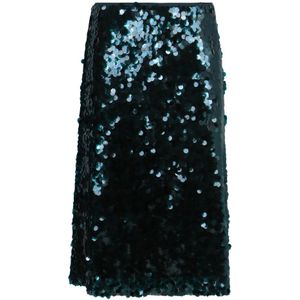 Vince, Dames, Rokken, Groen, Maat: S Poliester,