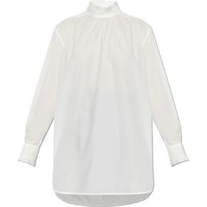 Max Mara, Dames, Blouses & Shirts, Wit, Maat: 3XS Katoen,