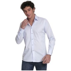 Karl Lagerfeld, Heren, Overhemden, Wit, Maat: XS Katoen,