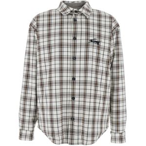 Msgm, Heren, Overhemden, Veelkleurig, Maat: M Viscose,