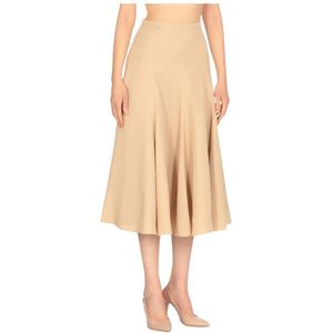 Fabiana Filippi, Dames, Rokken, Beige, Maat: 2XS
