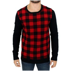 Costume National, Heren, Truien, Rood, Maat: XL Wol,