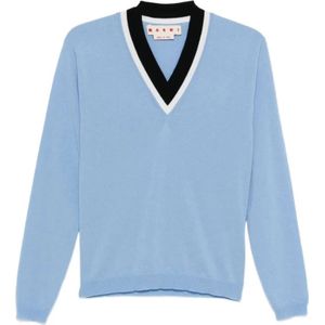 Marni, Dames, Truien, Blauw, Maat: M Jersey,