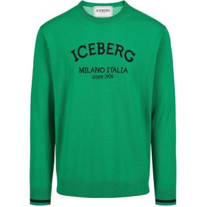 Iceberg, Heren, Truien, Groen, Maat: M