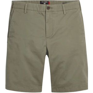 Dockers, Heren, Korte broeken, Groen, Maat: W28 Katoen,