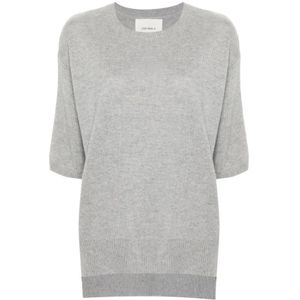 Lisa Yang, Dames, Truien, Grijs, Maat: S