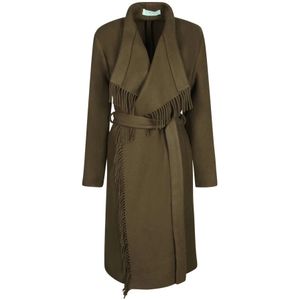Iro, Dames, Mantels, Groen, Maat: 2XS Wol,