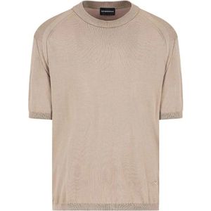 Emporio Armani, Heren, Truien, Beige, Maat: XL