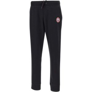 Canada Goose, Heren, Broeken, Zwart, Maat: L Katoen,