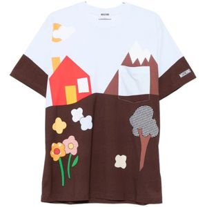 Moschino, Heren, Tops, Veelkleurig, Maat: L