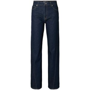 Selected Femme, Dames, Jeans, Blauw, Maat: W29 Katoen,