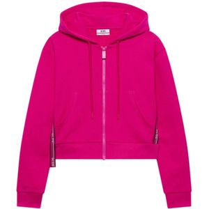 Gcds, Dames, Sweatshirts & Hoodies, Roze, Maat: M Katoen,