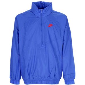 Nike, Heren, Jassen, Blauw, Maat: XS Poliester,