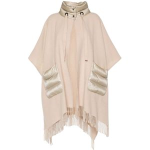 Herno, Dames, Jassen, Beige, Maat: ONE Size Nylon,