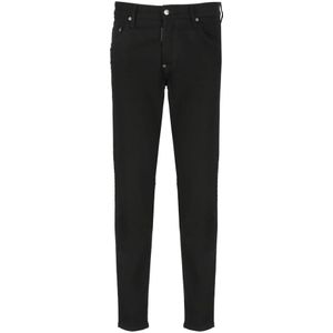 Dsquared2 - Black Bull Jeans - Zwart - Katoen