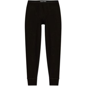 Tom Ford, Heren, Broeken, Zwart, Maat: S Katoen,