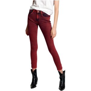 One Teaspoon, Dames, Jeans, Rood, Maat: W25 Katoen,