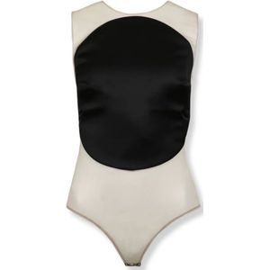 Courrèges, Dames, Tops, Wit, Maat: L Satijn,