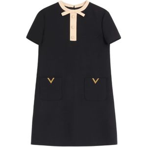Valentino, Dames, Jurken, Zwart, Maat: S