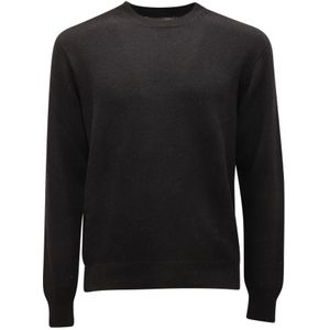 Original Vintage, Heren, Truien, Zwart, Maat: L Wol,
