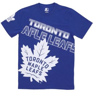 Starter, Heren, Tops, Blauw, Maat: S Katoen,