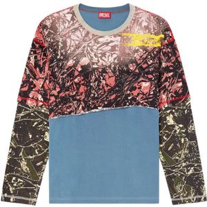 Diesel, Heren, Tops, Veelkleurig, Maat: XS