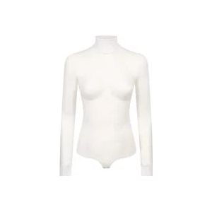 Burberry Elegante Witte Trui voor Dames , White , Dames , Maat: S