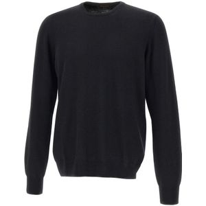 Gran Sasso, Heren, Truien, Zwart, Maat: L Wol,