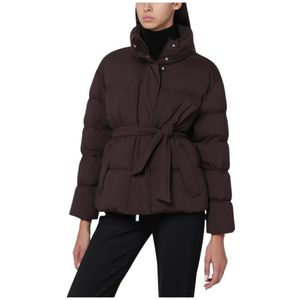 Herno, Dames, Jassen, Bruin, Maat: M Polyamide,