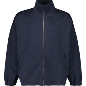 Fendi, Heren, Jassen, Blauw, Maat: M Katoen,