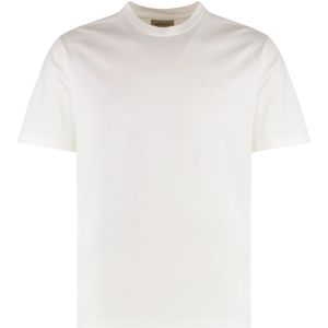 Woolrich, Heren, Tops, Wit, Maat: L Katoen,