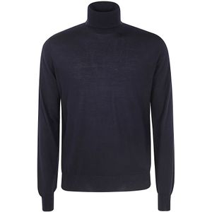 Filippo De Laurentiis, Heren, Truien, Blauw, Maat: M Kasjmier,