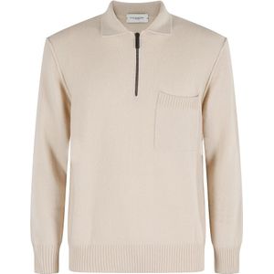 Paolo Pecora, Heren, Truien, Beige, Maat: M