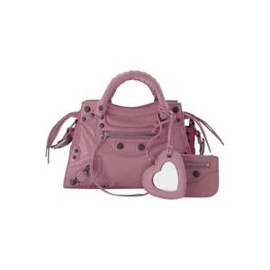 Leather balenciaga-bags , Pink , Dames , Maat: ONE Size