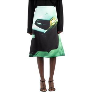 Jil Sander, Dames, Rokken, Veelkleurig, Maat: L Viscose,