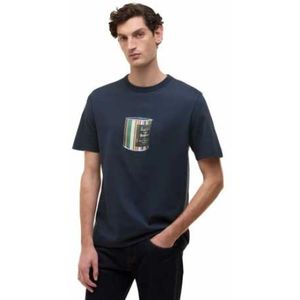 Barbour, Heren, Tops, Blauw, Maat: XL Katoen,